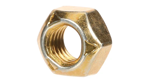 Lock Nut Hex, M10 x 1.5, Cl 8, Znd — universal New Holland service part, fits 1002 models — 100037