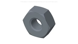 Nut Hex, M4 x 0.7, Cl 8, Dac — universal CNH service part, fits 300 models — 10794014