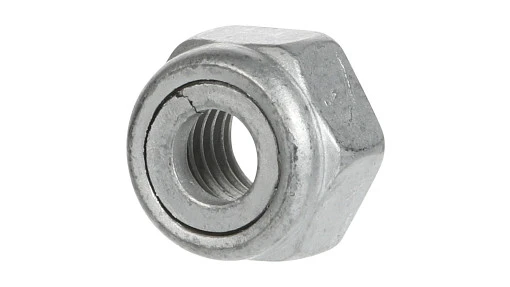 Lock Nut M10 x 1.5mm Pitch, 12.30mm High, Cl 10, Znd — fits 149 models across the New Holland lineup — 12577221