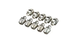 Lube Nipple Straight Con. Head, M10 x 1 x 18mm L — universal CNH service part, fits 552 models — 13407211