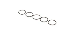 O-Ring 34.6mm ID x 2.62mm Thk, Nbr — fits 63 models across the CNH lineup — 134375