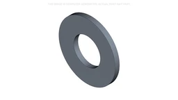Washer 6.15mm ID x 13mm OD x 1mm Thk, Cst, Bzn — fits 58 models across the New Holland lineup — 13550207