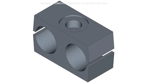 Clamp Dual, 25.4mm ID — fits 67 models across the New Holland lineup — 225529A1