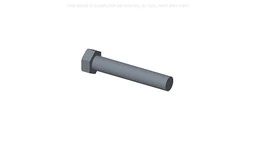 Bolt Hex, 5/8'' - 18 x 3 1/2'', Gr 8 — fits 12 CNH models — 280369