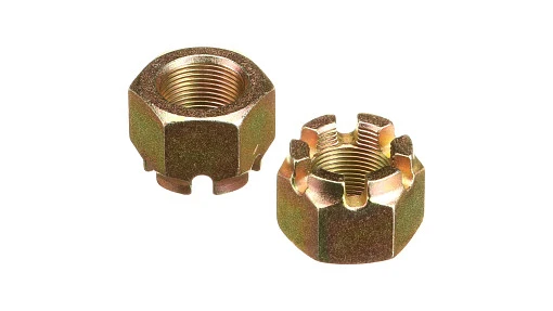 Slotted Nut Hex, M24 x 1.5, Cl 8, Znd — fits 133 models across the New Holland lineup — 309090