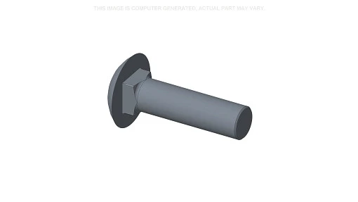 Carriage Bolt Sht Nk, M12 x 1.75 x 45mm, Cl 8.8, Full Thd — fits 125 models across the New Holland lineup — 334966