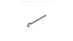 Eyebolt Eye, 3/8'' - 16 x 6-1/2'' Gr 2 — fits 143 models across the New Holland lineup — 36835