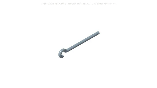 Eyebolt Eye, 3/8'' - 16 x 6-1/2'' Gr 2 — fits 143 models across the New Holland lineup — 36835
