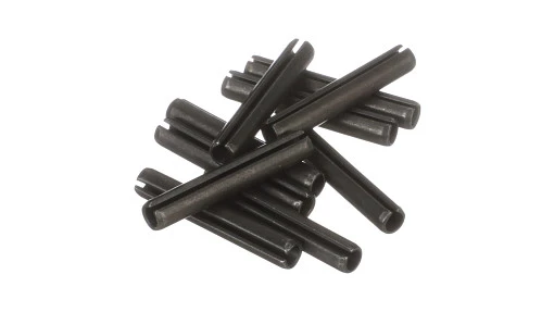 Lock Pin 8mm OD x 50mm L, Slotted — universal New Holland service part, fits 313 models — 412689