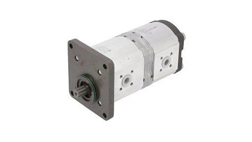 Hydraulic Pump Gear, Tandem, 22.9 CC / 14.5 CC — fits 8 New Holland models — 47129338