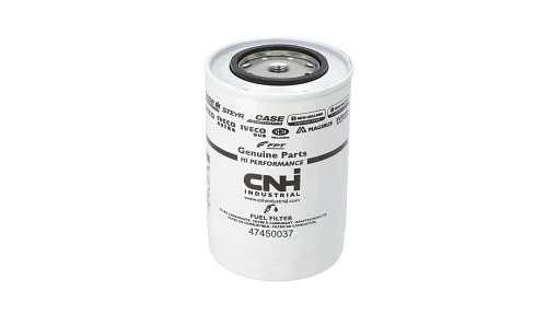 Fuel Filter 109mm OD x 173mm L, M16 x 1.5 — fits 119 models across the New Holland lineup — 47450037