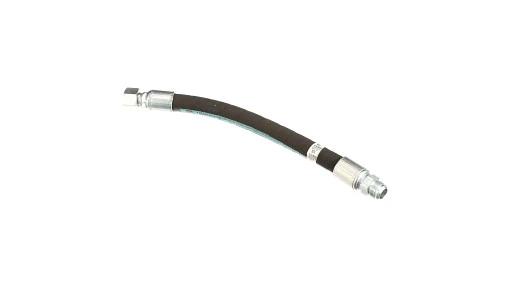 Hydraulic hose, 25mm ID for New Holland equipment. Pre-crimped assembly for tractor hydraulic system circuits.