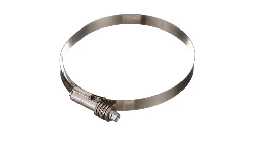 Hose Clamp 5.25'' - 6.12'', Worm Gear — fits 10 New Holland models — 47558655