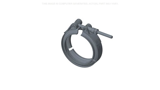 Pipe Clamp 84.5mm OD, 1/4-28 — fits 16 New Holland models — 47640901
