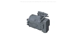 Hydraulic pump for New Holland equipment. Generates fluid pressure for steering, loader, and implement circuits.