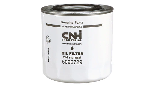 Engine Oil Filter Spin-On, 3/4''-16 UNF 2B, 106mm OD x 113mm L — fits 39 New Holland models — 5096729