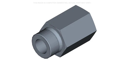 Hyd Connector M22 x 1.5 x M22 x 1.5 — fits 35 CNH models — 5128338