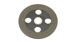 Brake disc, 50mm ID x 261mm for New Holland equipment. Friction surface for braking or PTO engagement systems.