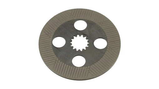 Brake disc, 50mm ID x 261mm for New Holland equipment. Friction surface for braking or PTO engagement systems.