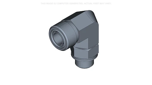 90 Elbow 90 Deg, M14 x 1.5, 13/16'' - 16 Orfs — fits 58 models across the New Holland lineup — 5185548