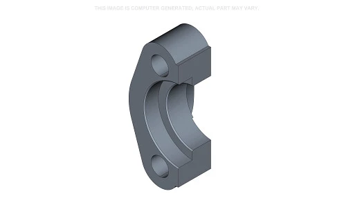 SAE Flange Half Flange .75 in. — fits 31 New Holland models — 727077