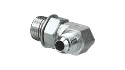 Elbow 90 Degree, 9/16'' - 18 Jic x 3/4'' - 16 Orb — universal New Holland service part, fits 309 models — 76347