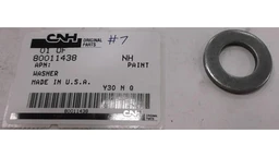 Washer 19.45mm ID x 34.9mm OD x 2.59mm Thk — fits 164 models across the New Holland lineup — 80011438