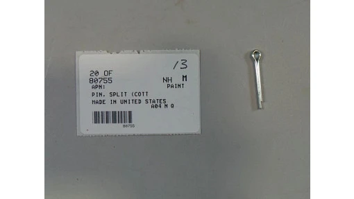 Cotter Pin Pin Cotter 1/8 X 1 Stl Znd — universal CNH service part, fits 1228 models — 80755