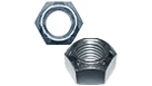 Lock Nut Hex, 3/8'' - 24 — universal New Holland service part, fits 312 models — 80855