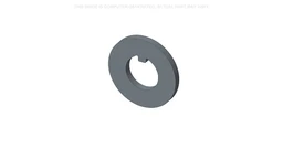 Washer 19.18mm ID x 39.62mm OD x 3.79mm Thk — universal CNH service part, fits 215 models — 81811561