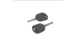 Ignition Key Blue, NH Logo — fits 91 models across the New Holland lineup — 82030143
