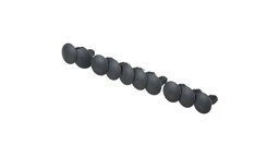 Stud Plastic, 7.8mm x 19.5mmL, Grey Ral 7015 — fits 60 models across the New Holland lineup — 83998841