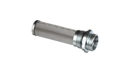 Filter Strainer 43.5mm OD x 176mm L, M45 x 2 — fits 86 models across the New Holland lineup — 84100813