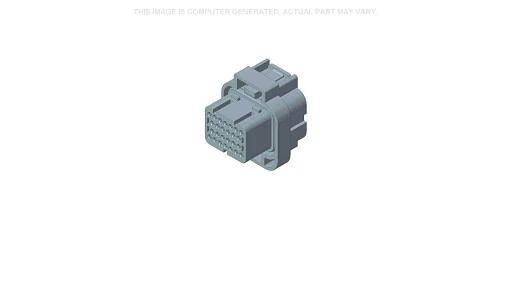 Elec Connector Female, 26 Cavities — fits 127 models across the New Holland lineup — 84130757