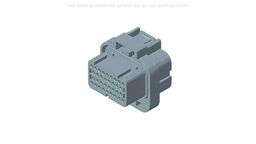 Elec Connector Female, 34 Cavities — fits 131 models across the New Holland lineup — 84130760