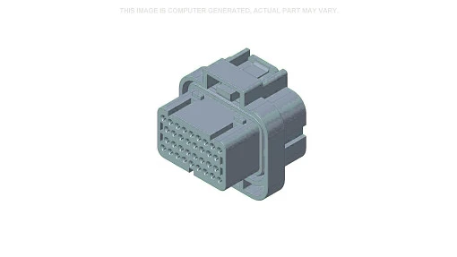 Elec Connector Female, 34 Cavities — fits 131 models across the New Holland lineup — 84130760