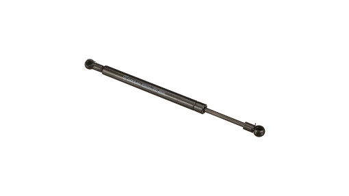 Gas strut for New Holland equipment. Provides controlled opening and hold-open force for cab panels and covers.