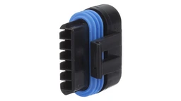 Elec Connector Female, 6 Cavities — fits 60 models across the New Holland lineup — 84398823