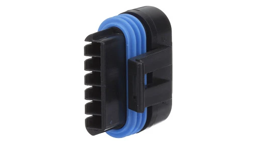 Elec Connector Female, 6 Cavities — fits 60 models across the New Holland lineup — 84398823