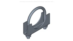 Clamp 54mm ID, Muffler — fits 34 New Holland models — 84588569