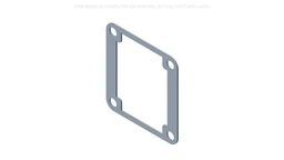 Gasket 93mm L x 98mm L — fits 49 New Holland models — 86014151