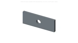 Plate 9/32'' ID x 3/4'' W x 2'' L — fits 92 models across the New Holland lineup — 86509354