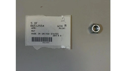 Lock Nut M10 x 1.5, Cl 10 — universal CNH service part, fits 441 models — 86512554