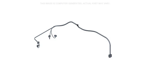 Wire harness for New Holland equipment. Pre-assembled cable routing for electrical system power and signal distribution.