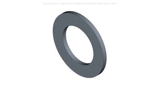 Washer 13.5mm ID x 22.2mm OD x 1.36mm Thk, Cst, Znd — fits 82 models across the New Holland lineup — 86622500