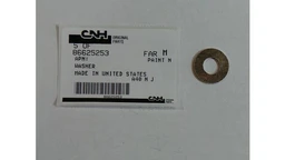 Washer 11mm ID x 24mm OD x 2mm Thk, Cst, Znd — universal New Holland service part, fits 533 models — 86625253