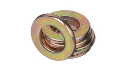Washer 13.3mm ID x 24.5mm OD x 3mm Thk, Hts, Znd — universal New Holland service part, fits 474 models — 86625255
