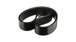 V-belt for New Holland equipment. Transfers power between engine accessories or PTO-driven components.