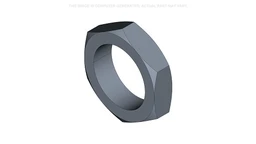 Bhd Lock Nut 1-3/16''-12 Orfs, Bulkhead — fits 167 models across the New Holland lineup — 86639062