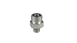 Hyd Connector 1/8''-27 Nptf x 11/16''-16 Orfs — fits 149 models across the New Holland lineup — 86729086